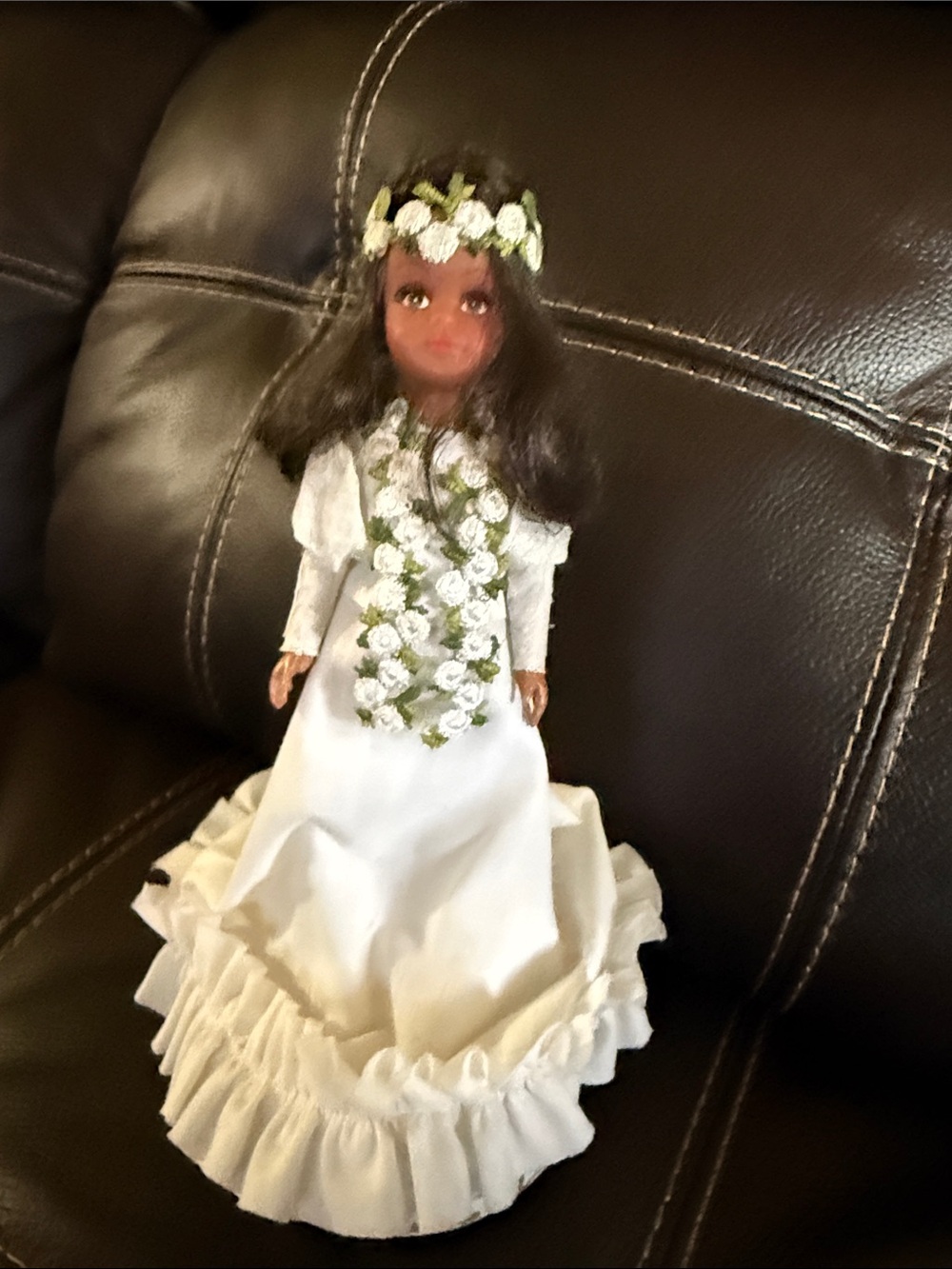 Vintage Hawaiian Musical Doll for Home Accent